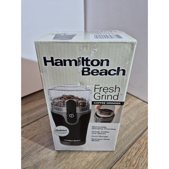 Hamilton Beach Fresh Grind Coffee Grinder 80335R Beans Or Spices New In Box - Picture 1 of 6